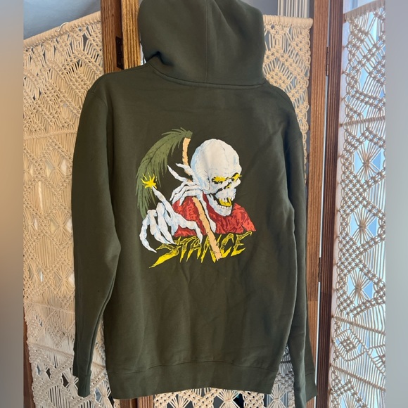Stance Other - Stance Skeleton Olive Pullover Hoodie